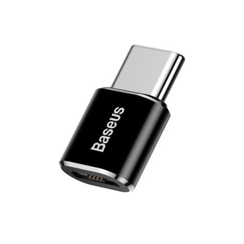 Kup Adapter Baseus microUSB/USB-C - fekete - BSU4088 - {ean13} - Sklep Home Screen