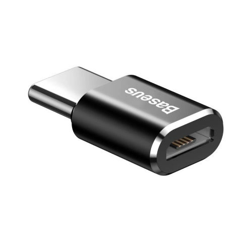 Kup Adapter Baseus microUSB/USB-C - czarny - BSU4088 - {ean13} - Sklep Home Screen