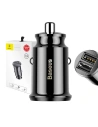 Baseus Autoladegerät Grain 2xUSB-A 5V 3.1A (schwarz)