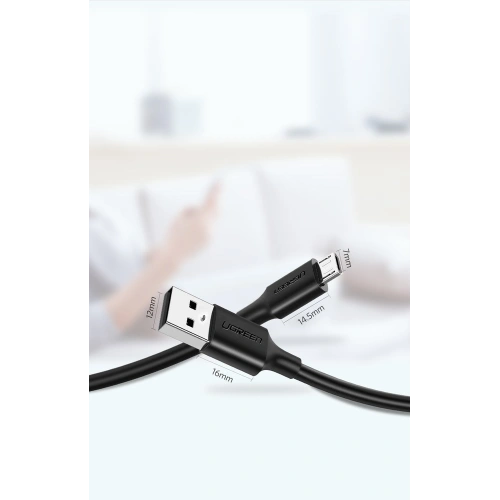 Kup Cablul UGREEN USB-A/microUSB 2A 1m negru - UGR1556 - {ean13} - Sklep Home Screen