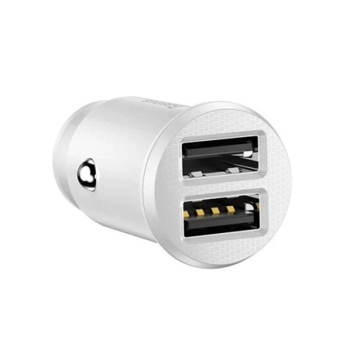 Kup Baseus Autoladegerät Grain 2xUSB-A 5V 3.1A (weiß) - BSU4090 - {ean13} - Sklep Home Screen