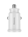 Buy Baseus Grain 2xUSB-A Car Charger 5V 3.1A (white) - BSU4090 - {ean13} - Home Screen Store Europe