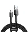 Kábel Baseus Cafule USB-A/microUSB 2.4A 0.5m (szürke-fekete)