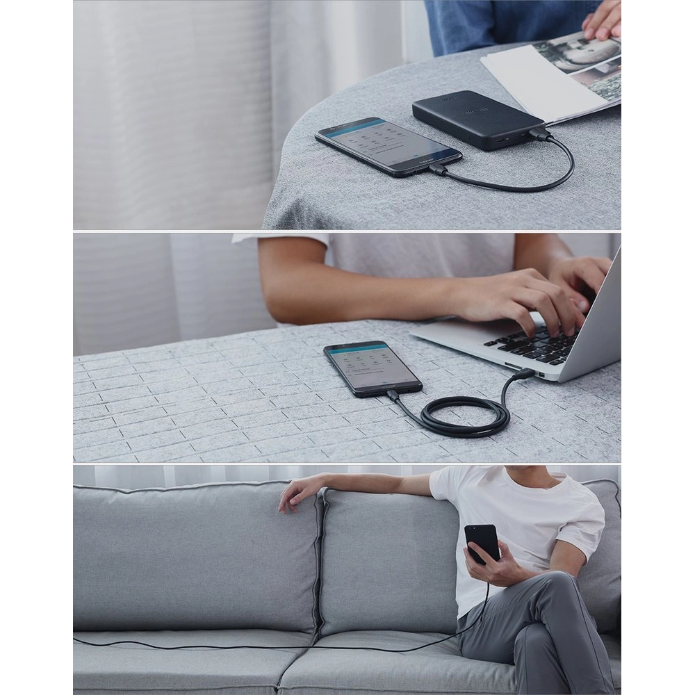 Kabel UGREEN USB-A/microUSB 2A 1m czarny