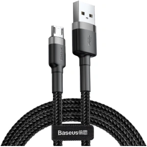 Kup Kábel Baseus Cafule USB-A/microUSB 2.4A 1m (szürke-fekete) - BSU4093 - {ean13} - Sklep Home Screen