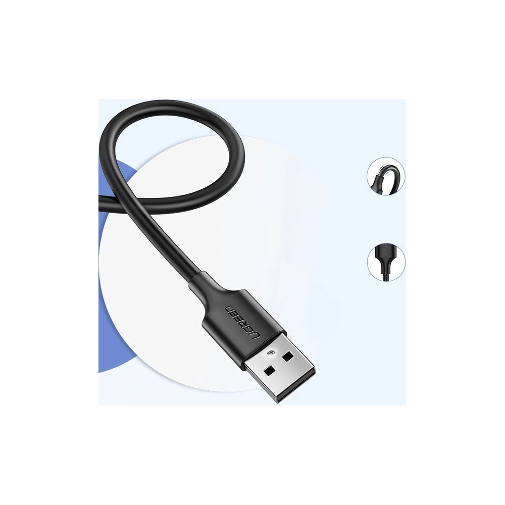 Kabel UGREEN USB-A/microUSB 2A 2m czarny
