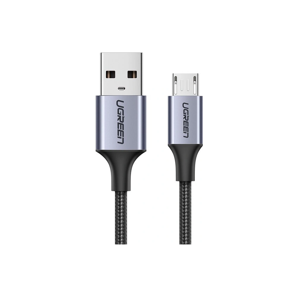 Kabel UGREEN USB-A/microUSB 1m szary
