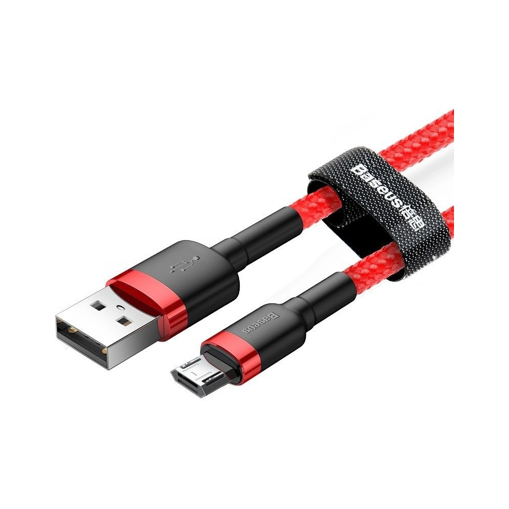 Kabel Baseus Cafule USB-A/microUSB 1.5A 2m (czerwony)