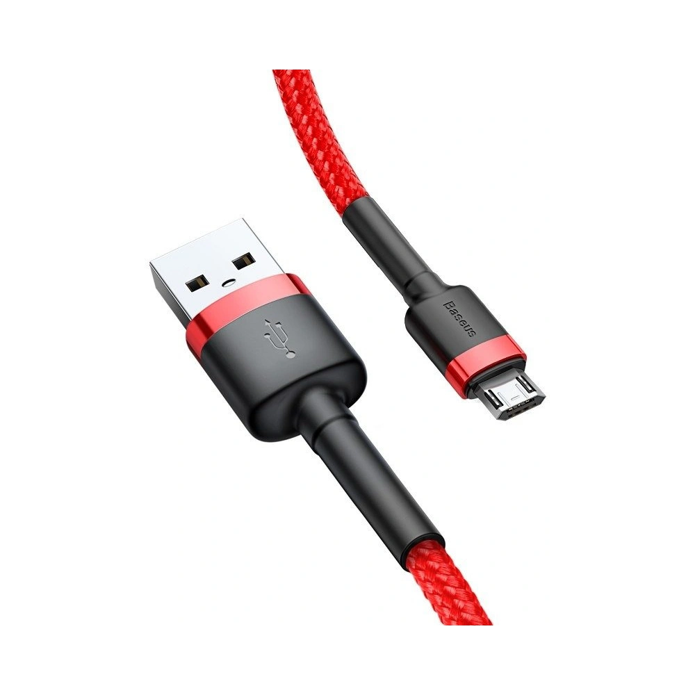 Kabel Baseus Cafule USB-A/microUSB 1.5A 2m (czerwony)