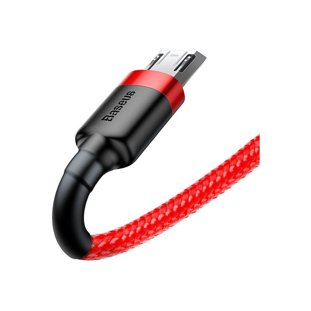 Kabel Baseus Cafule USB-A/microUSB 1.5A 2m (czerwony)