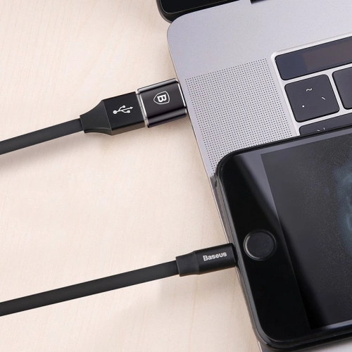 Kup Adaptér Baseus CATOTG-01 USB-A/USB-C OTG černý - BSU4095 - {ean13} - Sklep Home Screen