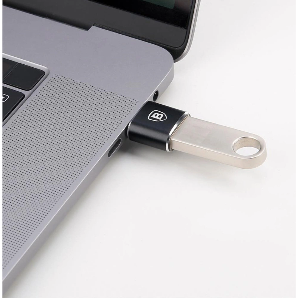 Adapter Baseus CATOTG-01 USB-A/USB-C OTG czarny