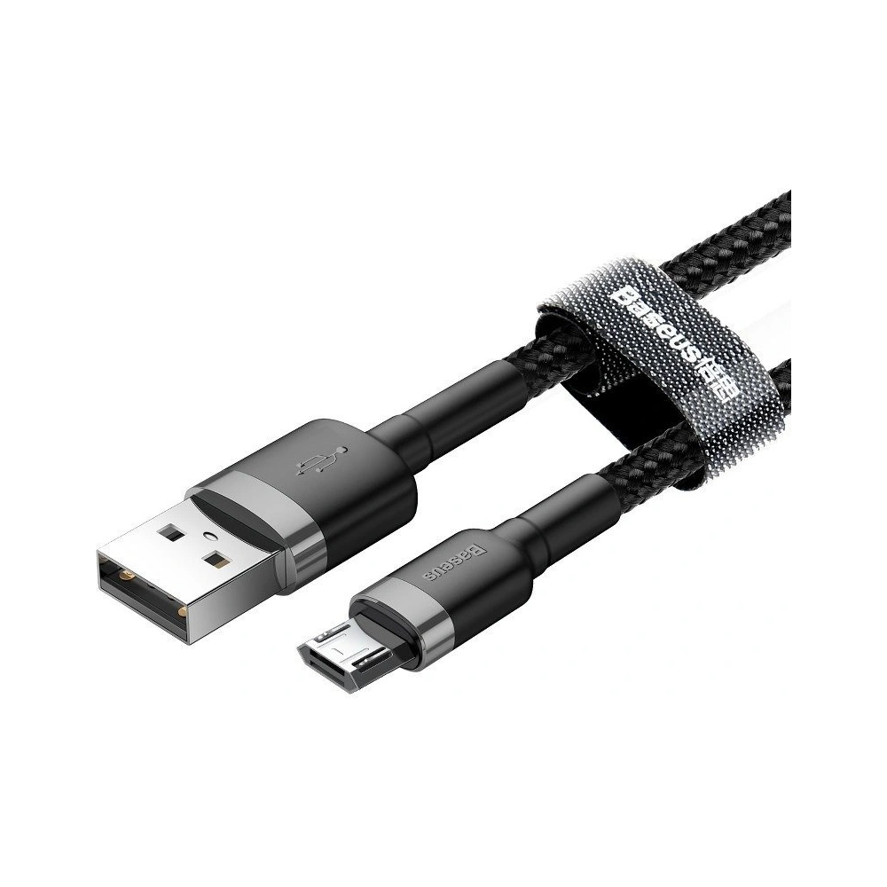 Kabel Baseus Cafule USB-A/microUSB 1.5A 2m (szaro-czarny)
