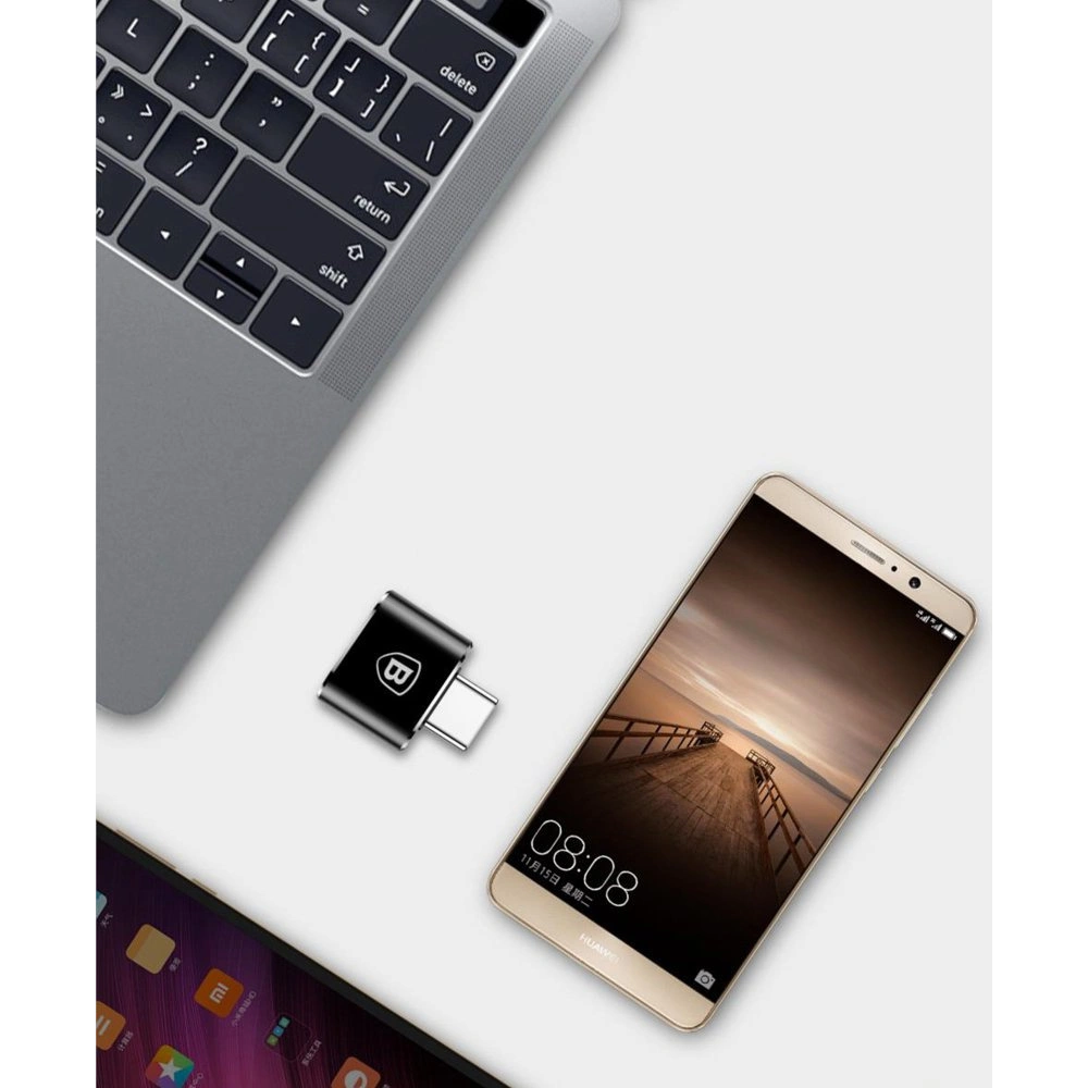 Adapter Baseus CATOTG-01 USB-A/USB-C OTG czarny