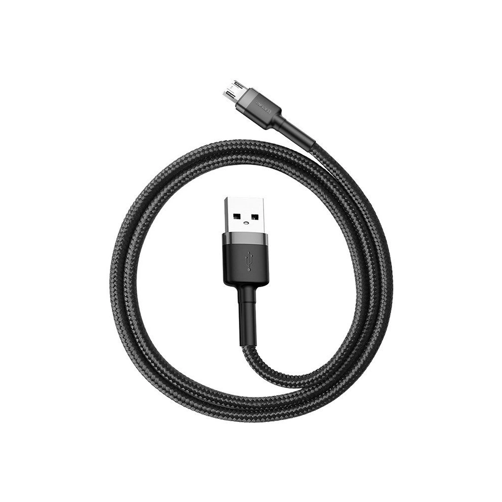Kabel Baseus Cafule USB-A/microUSB 1.5A 2m (szaro-czarny)