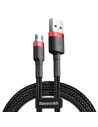 Kabel Baseus Cafule USB-A/microUSB 1.5A 2m (czerwono-czarny)