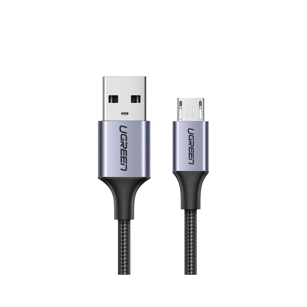 Kabel UGREEN USB-A/microUSB 2m szary