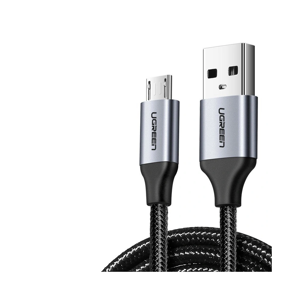 Kabel UGREEN USB-A/microUSB 2m szary