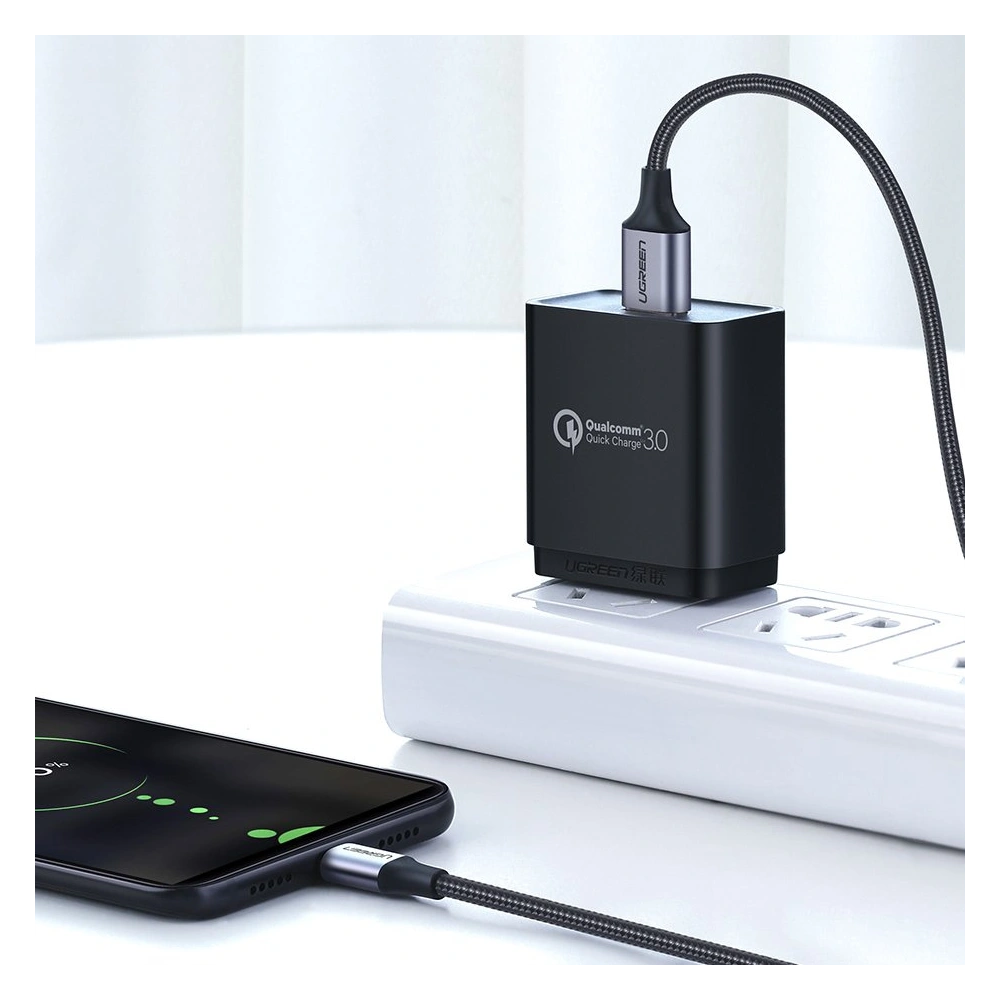 Kabel UGREEN USB-A/microUSB 2m szary