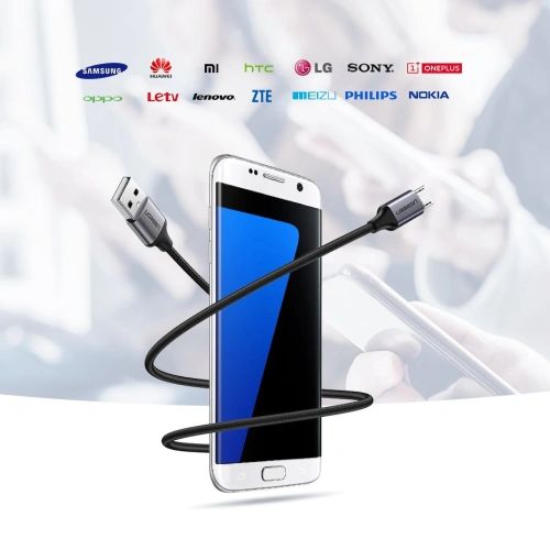 Kup Cablu UGREEN USB-A/microUSB 2m gri - UGR1559 - {ean13} - Sklep Home Screen