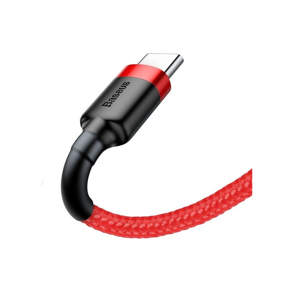 Kabel Baseus Cafule USB-A/USB-C 3A 0.5m (czerwony)