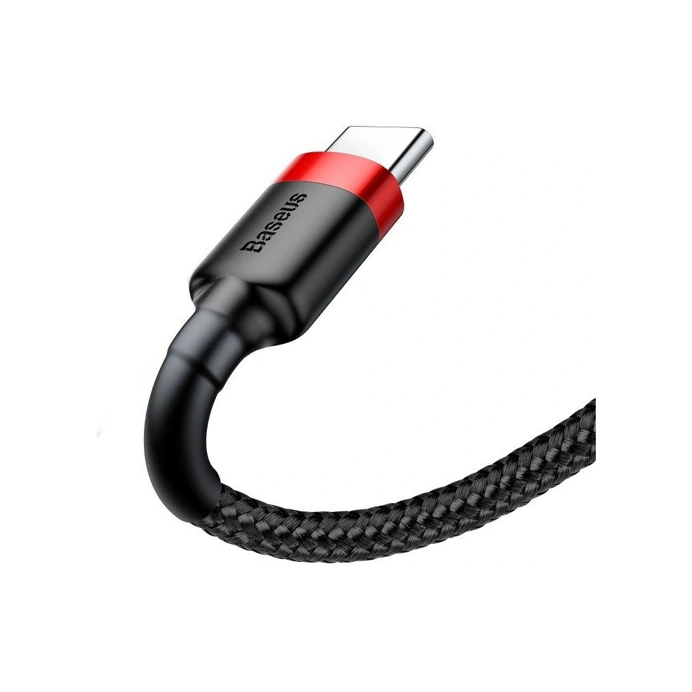 Kabel Baseus Cafule USB-A/USB-C 3A 1m (czerwono-czarny)