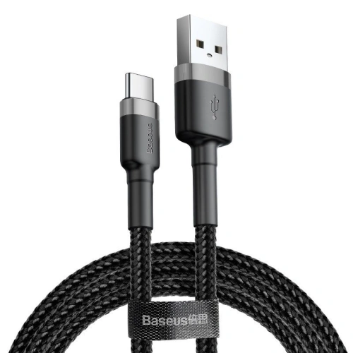 Kup Baseus Kabel Cafule USB-A/USB-C 3A 1m (grau/schwarz) - BSU4104 - {ean13} - Sklep Home Screen