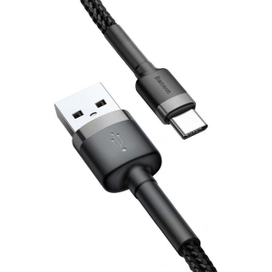Baseus Kabel Cafule USB-A/USB-C 3A 1m (grau/schwarz)