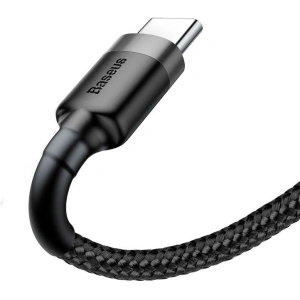 Baseus Kabel Cafule USB-A/USB-C 3A 1m (grau/schwarz)