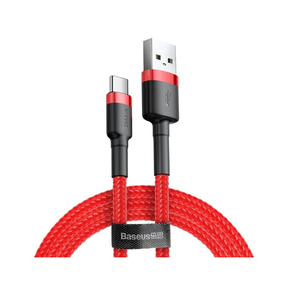 Kabel Baseus Cafule USB-A/USB-C 2A 2m (czerwony)