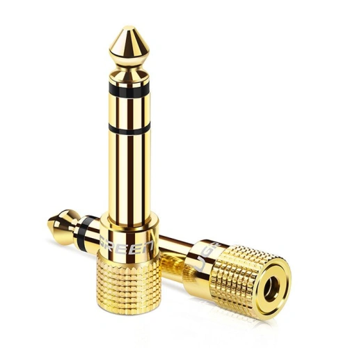 Kup Adapter UGREEN 3,5mm mini jack/6,3mm jack złoty - UGR1562 - {ean13} - Sklep Home Screen