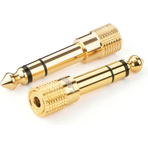 Adapter UGREEN 3,5mm mini jack/6,3mm jack złoty