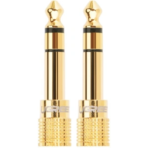 Adapter UGREEN 3,5mm mini jack/6,3mm jack złoty