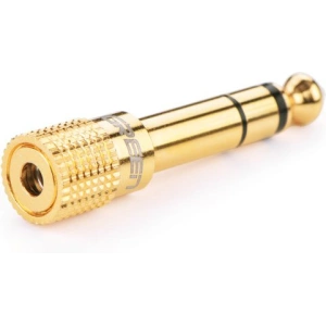 Adapter UGREEN 3,5mm mini jack/6,3mm jack złoty