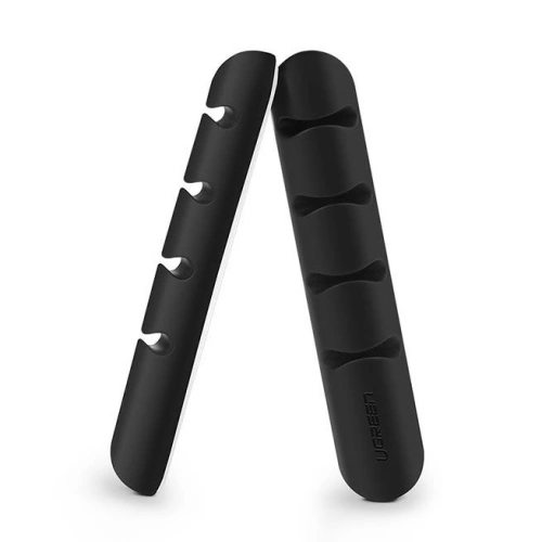 Kup Organizer pentru cabluri UGREEN LP114 autocolant 4 sloturi negru [2 PACK] - UGR1564 - {ean13} - Sklep Home Screen