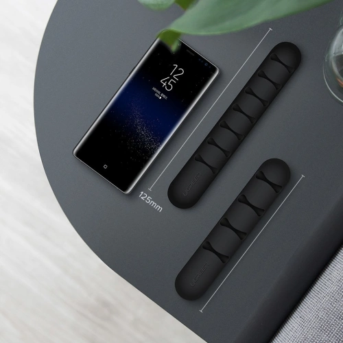 Kup Organizer pentru cabluri UGREEN LP114 autocolant 4 sloturi negru [2 PACK] - UGR1564 - {ean13} - Sklep Home Screen