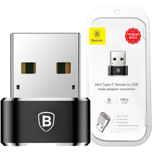 Kup Baseus Adapter USB-C/USB-A schwarz - BSU4106 - {ean13} - Sklep Home Screen