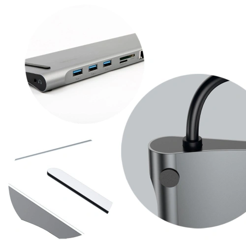 Kup Baseus Apple Adapter HUB Enjoyment 10in1 MacBook Docking-Station - BSU4108 - {ean13} - Sklep Home Screen