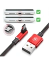Kup Cablul unghiular Baseus MVP Elbow USB-A/microUSB 2m 1.5A negru - BSU4109 - {ean13} - Sklep Home Screen