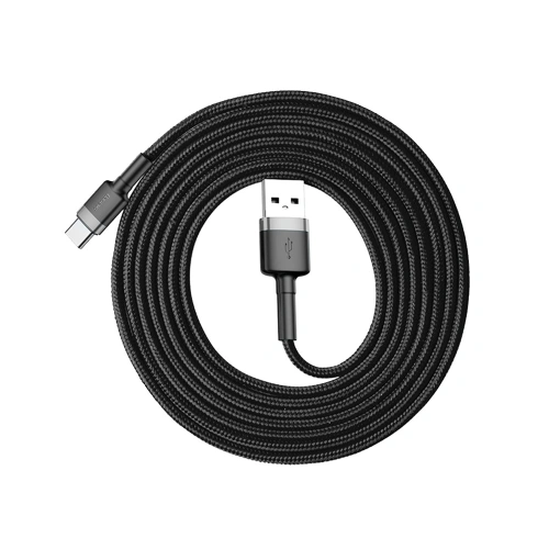 Kup Baseus Kabel Cafule USB-A/USB-C QC 3.0 2A 2M schwarz/grau - BSU268GRYBLK - {ean13} - Sklep Home Screen