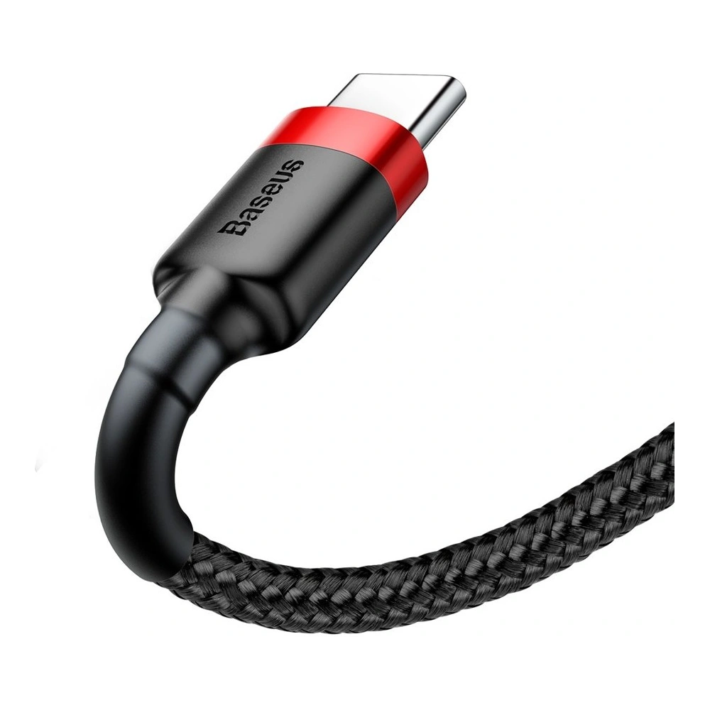 Kabel Baseus Cafule USB-A/USB-C QC 3.0 2A 2M czarno-czerwony