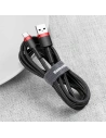 Kup Kábel Baseus Cafule USB-A/USB-C QC 3.0 2A 2M fekete-piros - BSU4111 - {ean13} - Sklep Home Screen