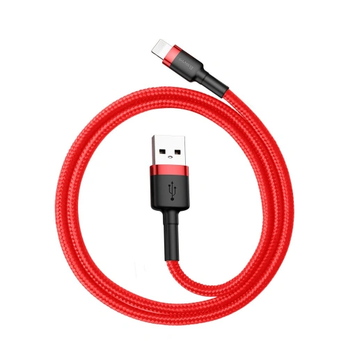 Kup Kabel Baseus Cafule USB-A/Lightning QC 3.0 2.4A 0,5M czerwony - BSU4112 - {ean13} - Sklep Home Screen