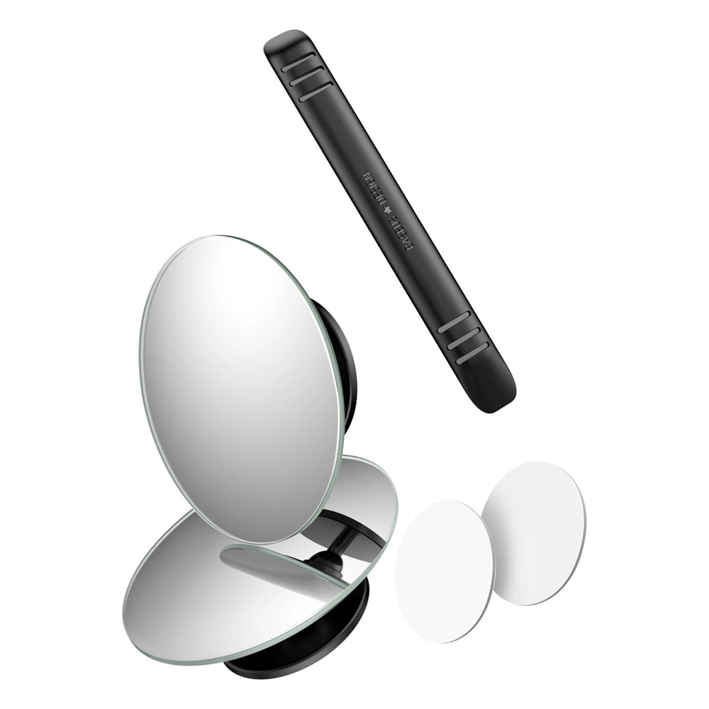 Samochodowe lusterko boczne Baseus Full-view Blind-spot Mirror czarny [2 PACK]