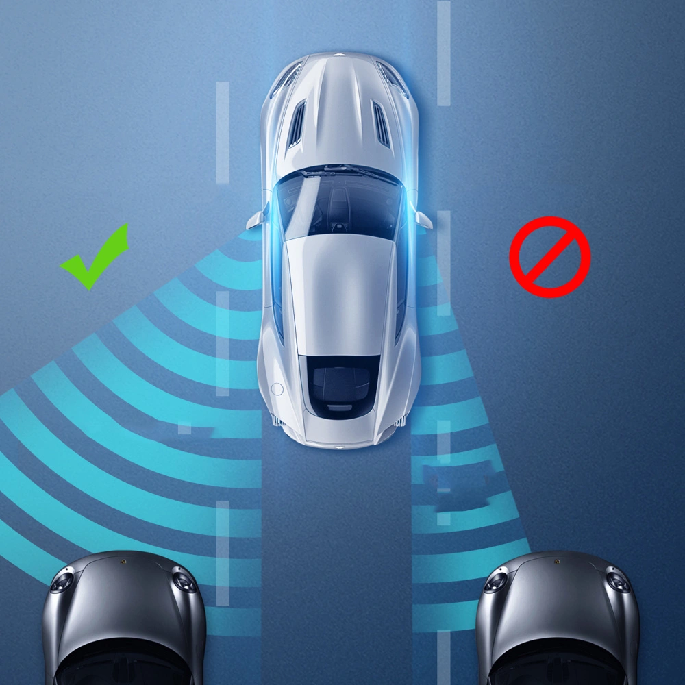 Samochodowe lusterko boczne Baseus Full-view Blind-spot Mirror czarny [2 PACK]