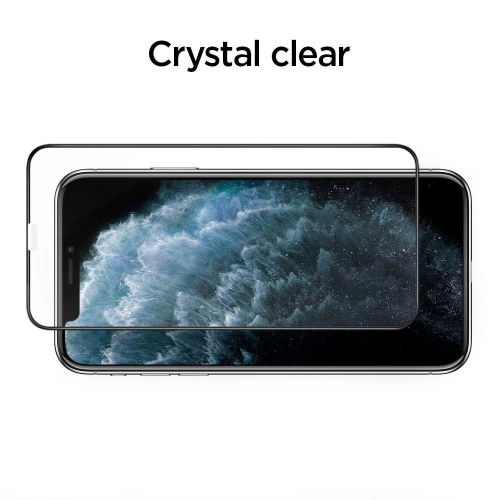 Kup Szkło hartowane Spigen GLAS.tR AlignMaster Apple iPhone 11 Pro Max Black - SPN878BLK - {ean13} - Sklep Home Screen
