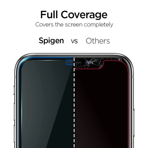 Kup Gehärtetes Glas Spigen GLAS.tR AlignMaster Apple iPhone 11 Pro Max Schwarz - SPN878BLK - {ean13} - Sklep Home Screen