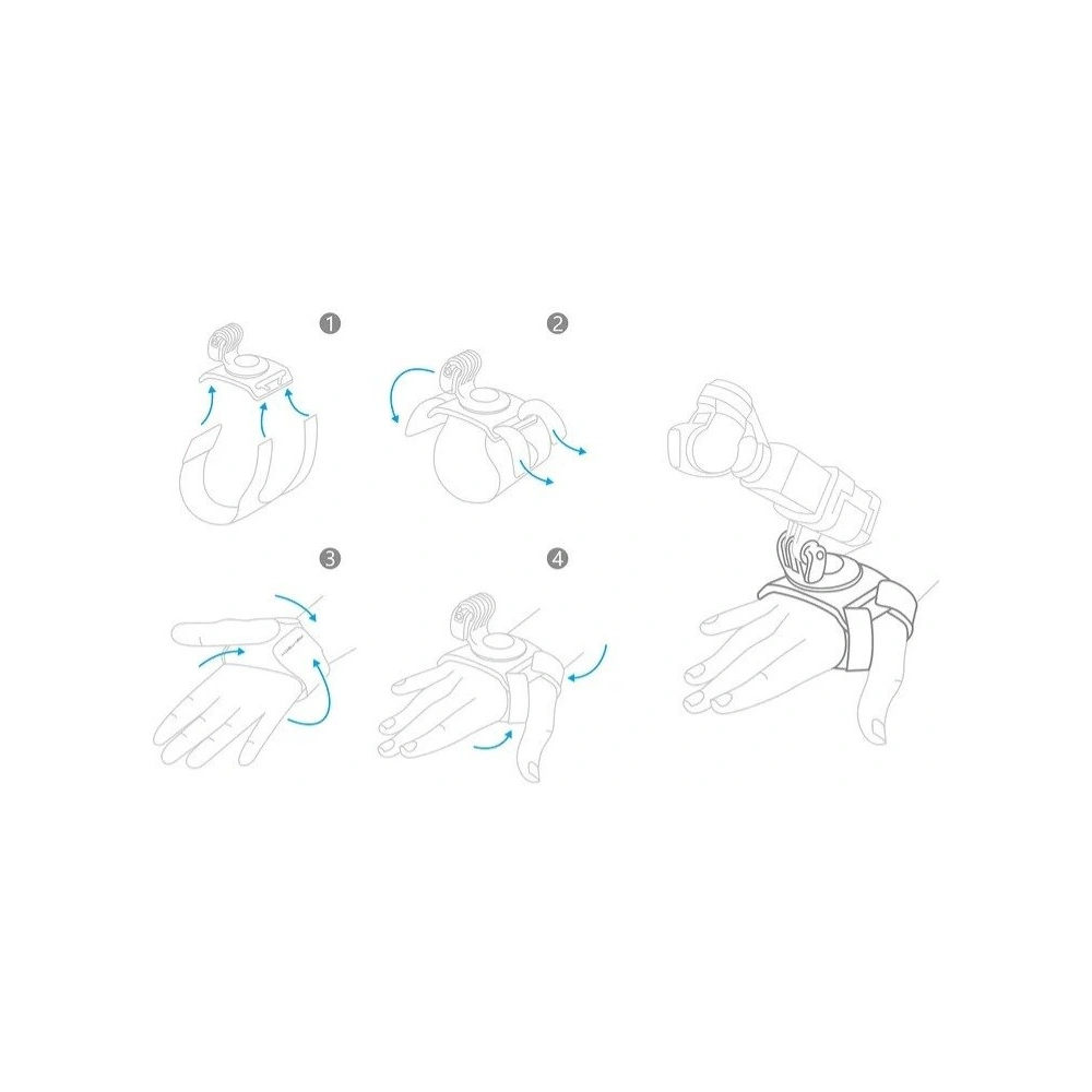 Mocowanie na nadgarstek i dłoń PGYTECH do kamer sportowych (P-18C-024)