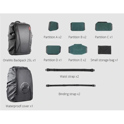 Kup Rucsac impermeabil + Geantă de umăr PGYTECH OneMo (Olivine Camo) (P-CB-021) - PGY31 - {ean13} - Sklep Home Screen
