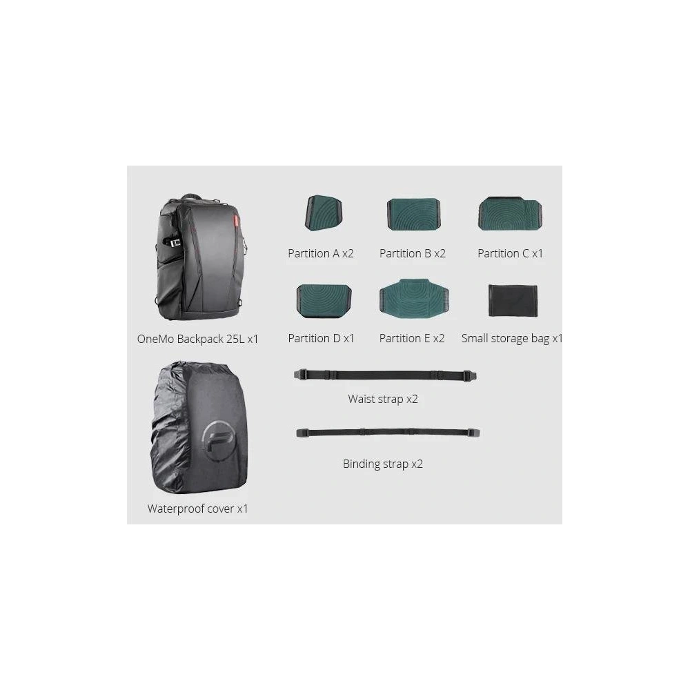 Plecak wodoodporny + Torba na ramię PGYTECH OneMo (Olivine Camo) (P-CB-021)